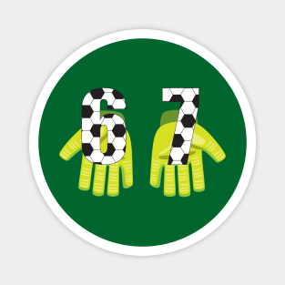 Football Goalkeeper 67 Magnet